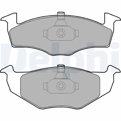 Brake Pad Set, disc brake DELPHI LP1601