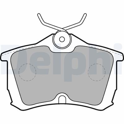 Brake Pad Set, disc brake DELPHI LP1626