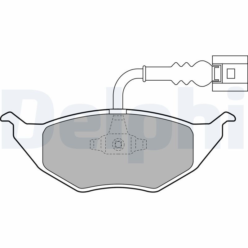 DELPHI LP1736 Brake Pad Set, disc brake