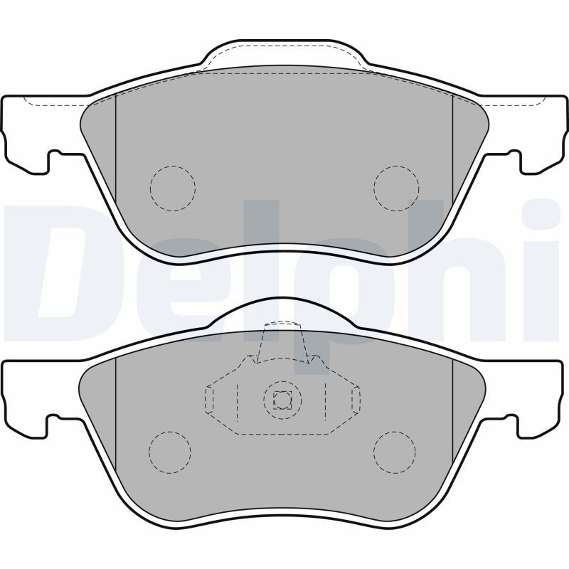 DELPHI LP1830 Brake Pad Set, disc brake