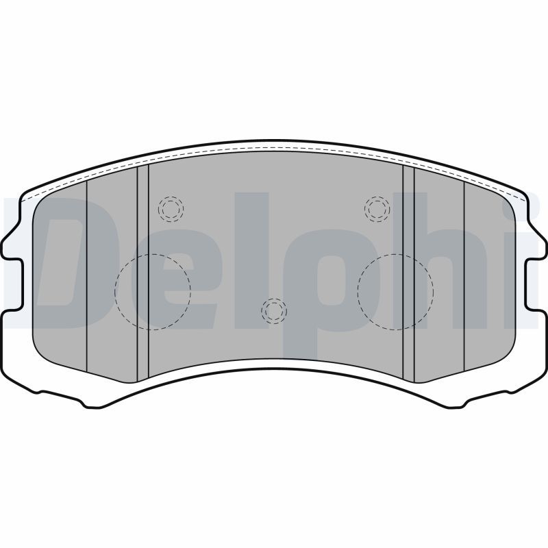DELPHI LP1901 Brake Pad Set, disc brake