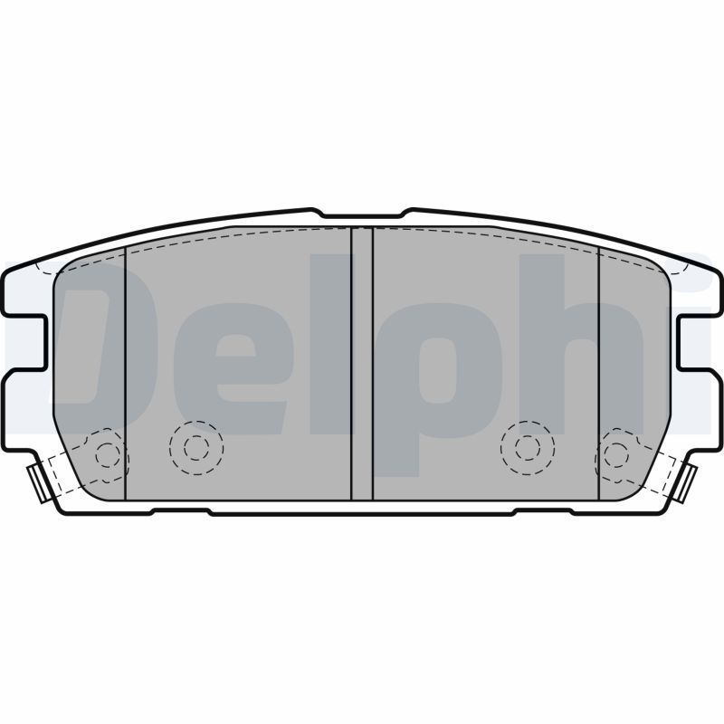 DELPHI LP1930 Brake Pad Set, disc brake