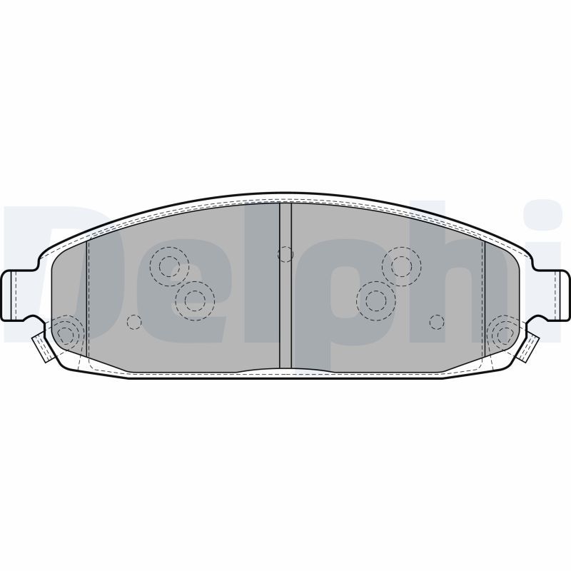 DELPHI LP1931 Brake Pad Set, disc brake
