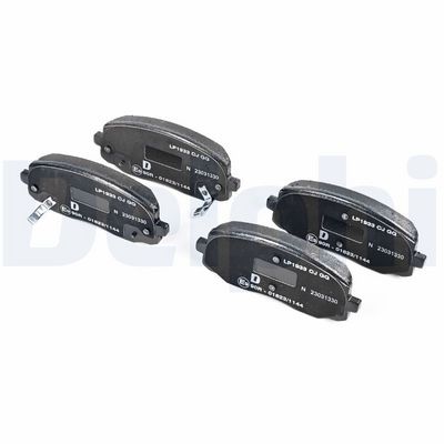 Brake Pad Set, disc brake DELPHI LP1933