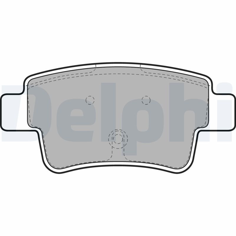 DELPHI LP1965 Brake Pad Set, disc brake