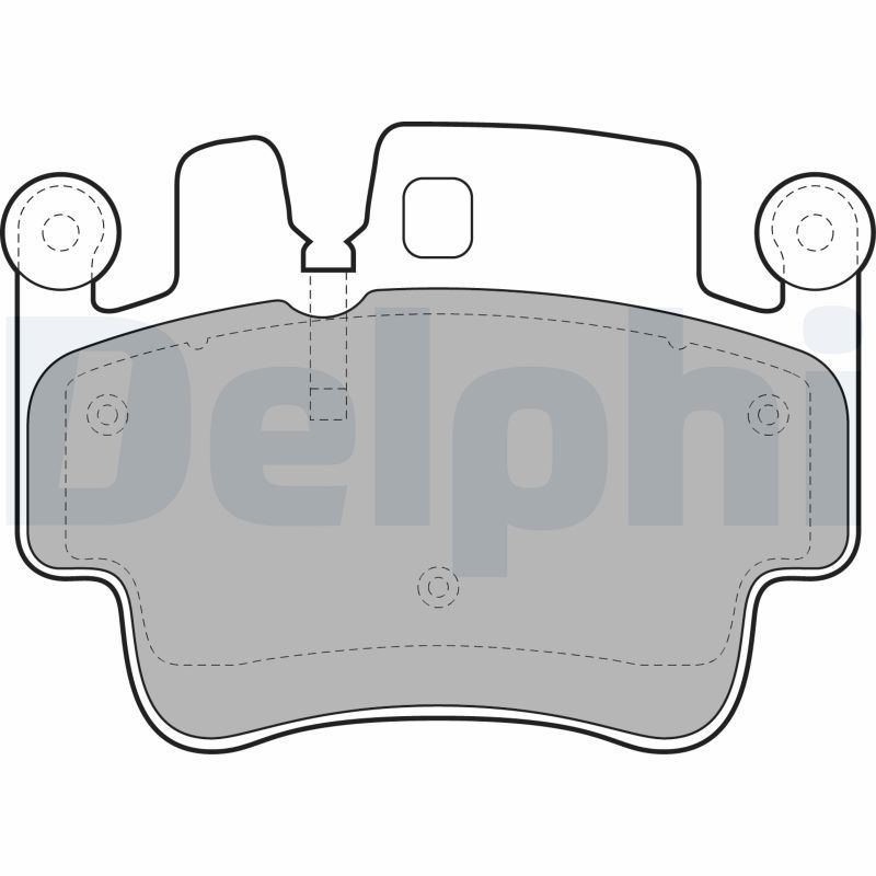 DELPHI LP1996 Brake Pad Set, disc brake