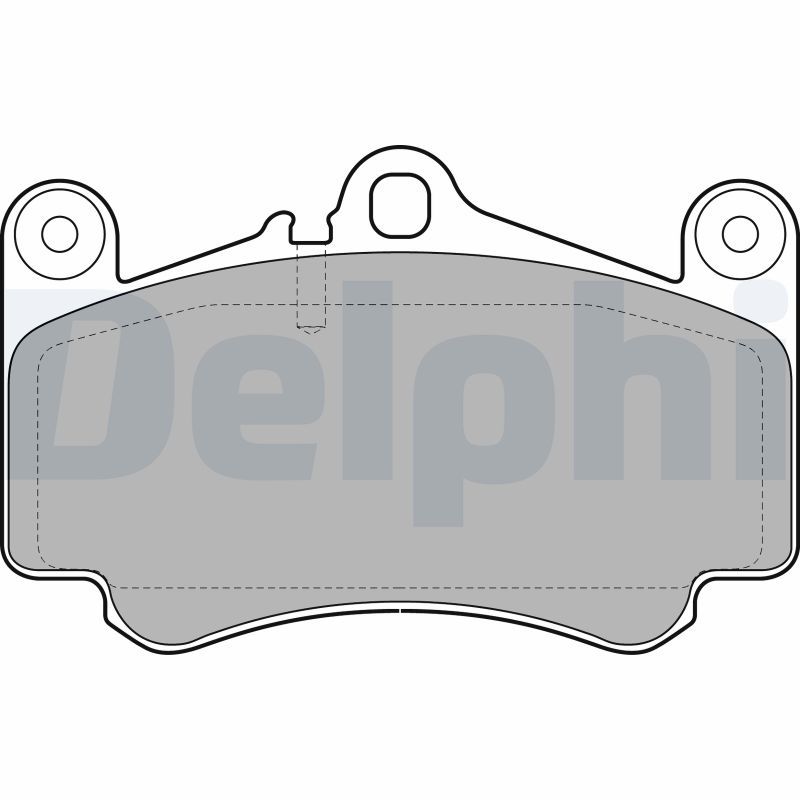 DELPHI LP2056 Brake Pad Set, disc brake