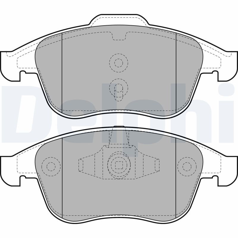 DELPHI LP2079 Brake Pad Set, disc brake