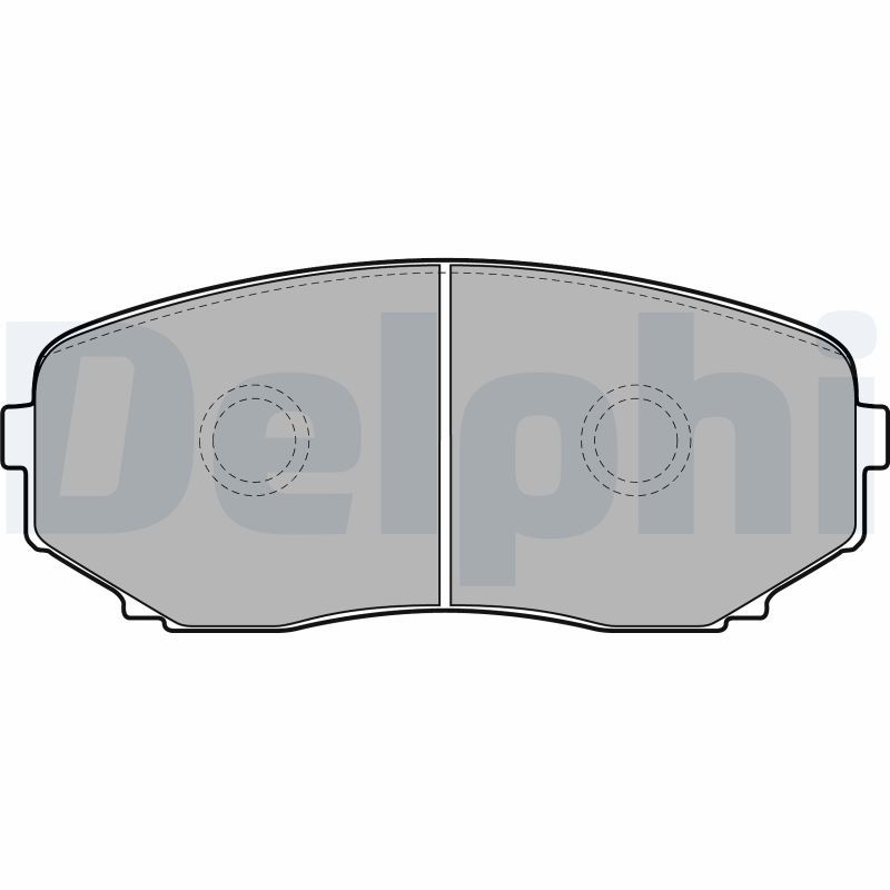 DELPHI LP2098 Brake Pad Set, disc brake