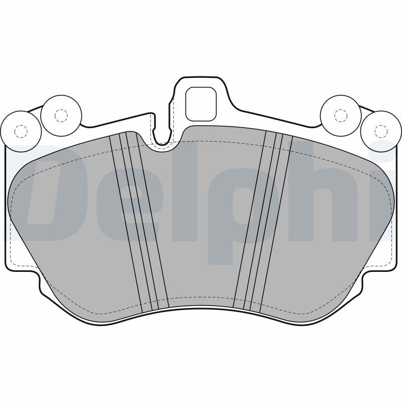 DELPHI LP2116 Brake Pad Set, disc brake