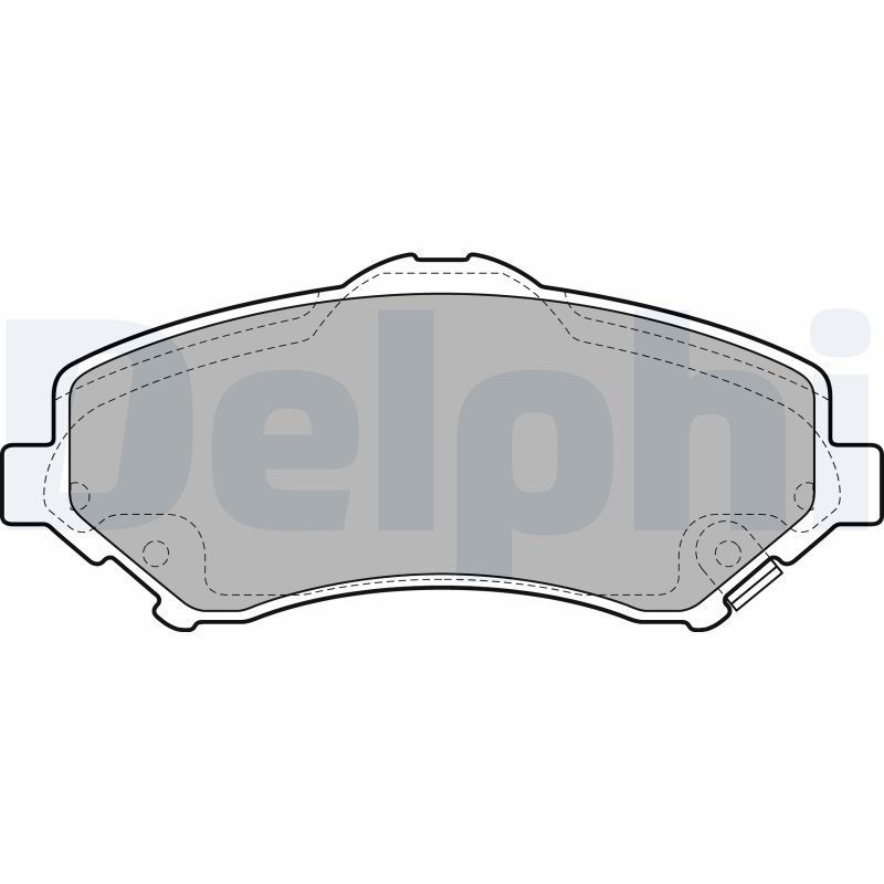 DELPHI LP2143 Brake Pad Set, disc brake