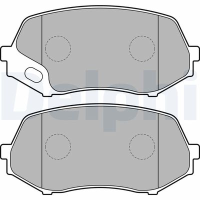 Brake Pad Set, disc brake DELPHI LP2208