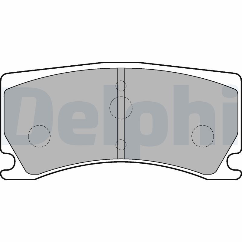 DELPHI LP2217 Brake Pad Set, disc brake