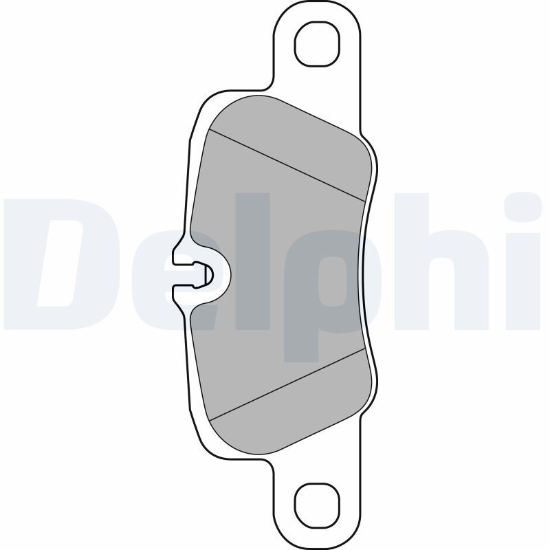 DELPHI LP2237 Brake Pad Set, disc brake