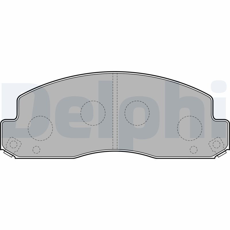 DELPHI LP2243 Brake Pad Set, disc brake