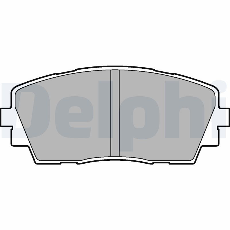 DELPHI LP2296 Brake Pad Set, disc brake