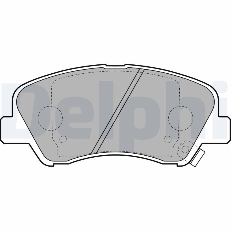 DELPHI LP2497 Brake Pad Set, disc brake