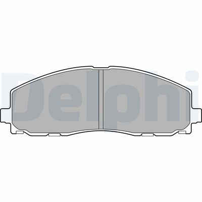 Brake Pad Set, disc brake DELPHI LP2694