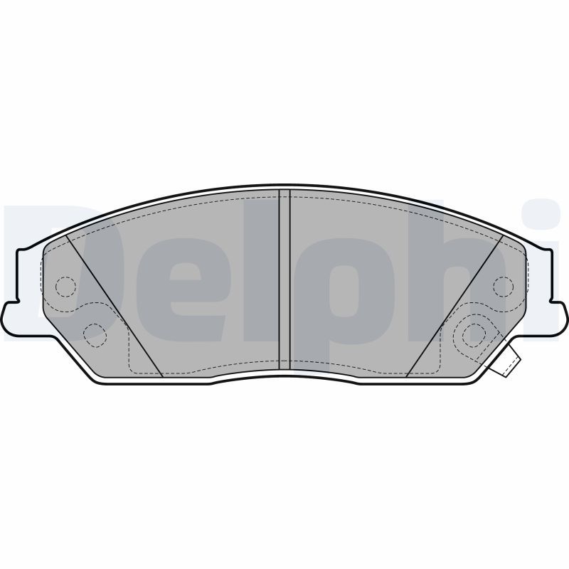 DELPHI LP2714 Brake Pad Set, disc brake