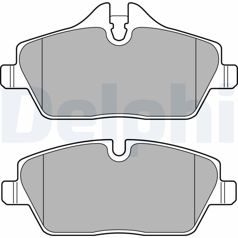 DELPHI LP2718 Brake Pad Set, disc brake