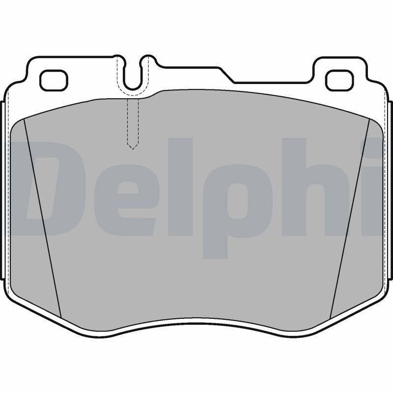 DELPHI LP3172 Brake Pad Set, disc brake