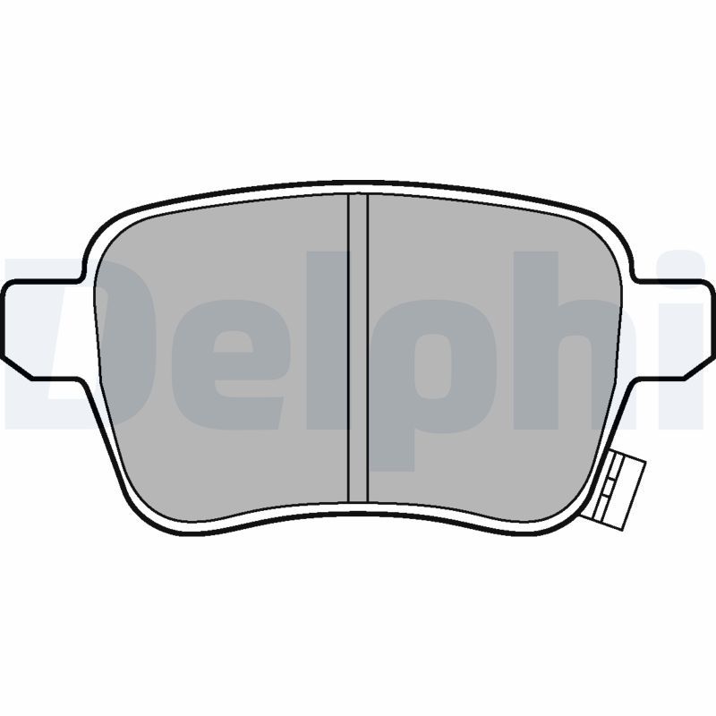 DELPHI LP3246 Brake Pad Set, disc brake