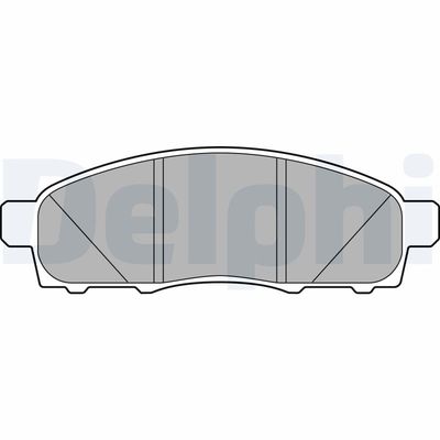 Brake Pad Set, disc brake DELPHI LP3285