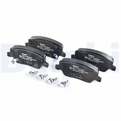 Brake Pad Set, disc brake DELPHI LP3289