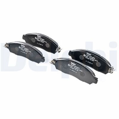 Brake Pad Set, disc brake DELPHI LP3291