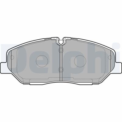 Brake Pad Set, disc brake DELPHI LP3294