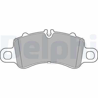 Brake Pad Set, disc brake DELPHI LP3308