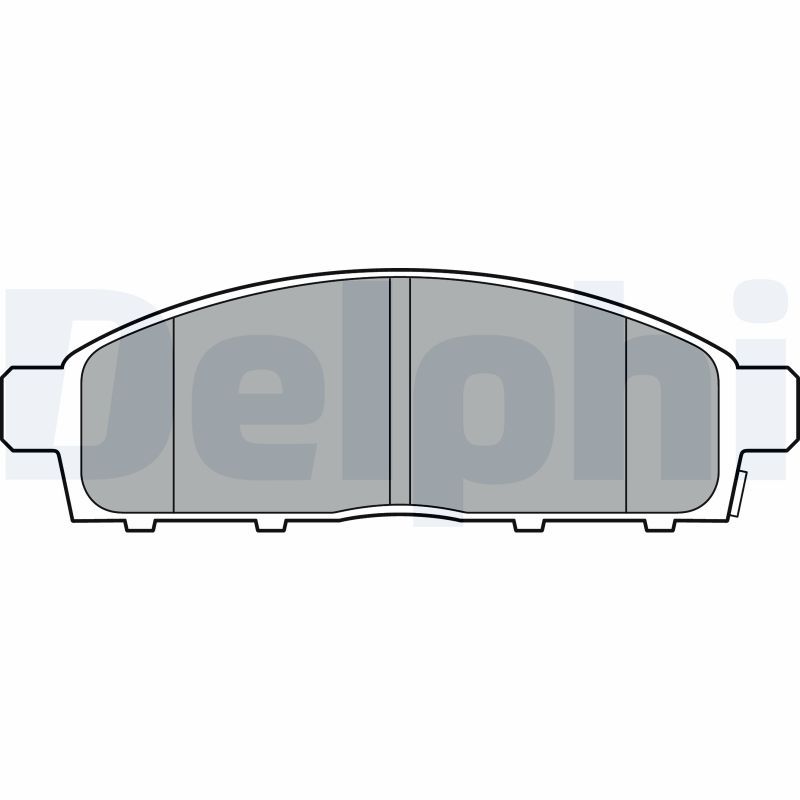 DELPHI LP3313 Brake Pad Set, disc brake