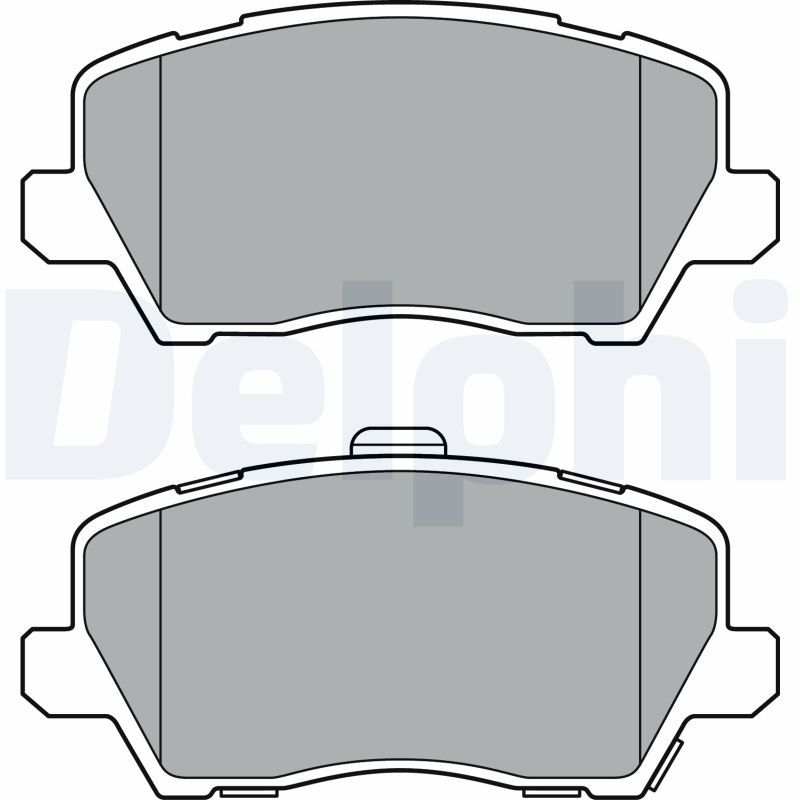 DELPHI LP3363 Brake Pad Set, disc brake
