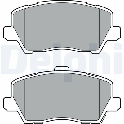 Brake Pad Set, disc brake DELPHI LP3363