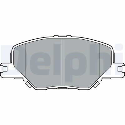 Brake Pad Set, disc brake DELPHI LP3370
