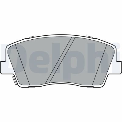 Brake Pad Set, disc brake DELPHI LP3376