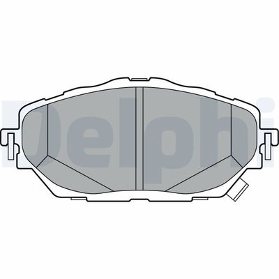 Brake Pad Set, disc brake DELPHI LP3378