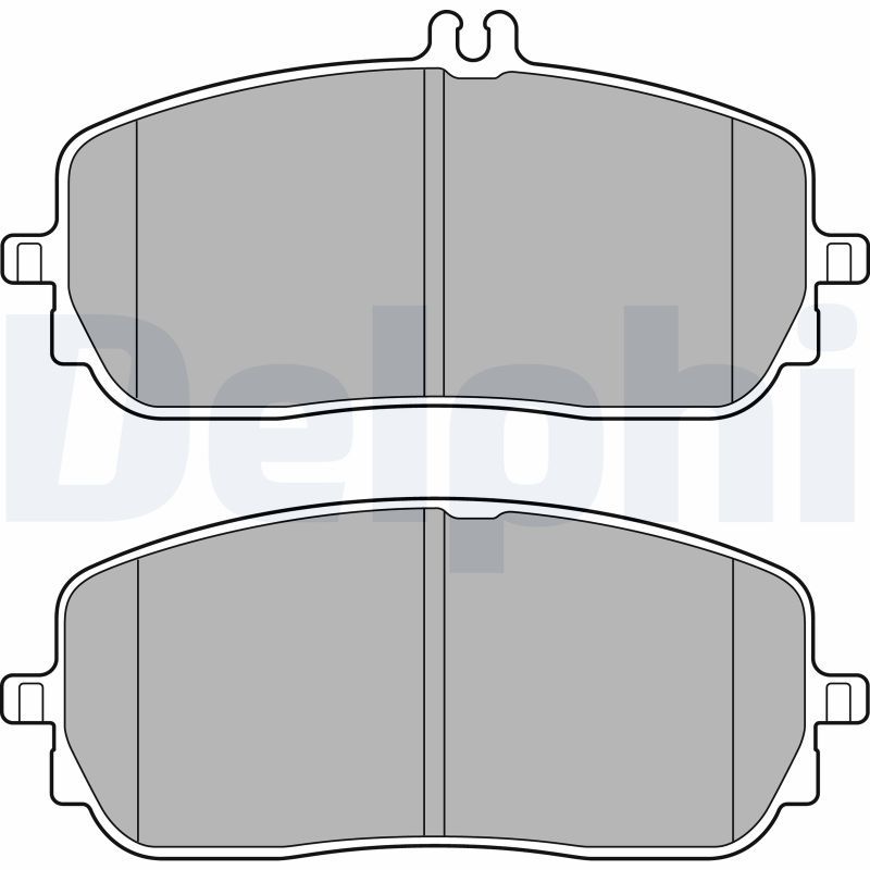 DELPHI LP3437 Brake Pad Set, disc brake
