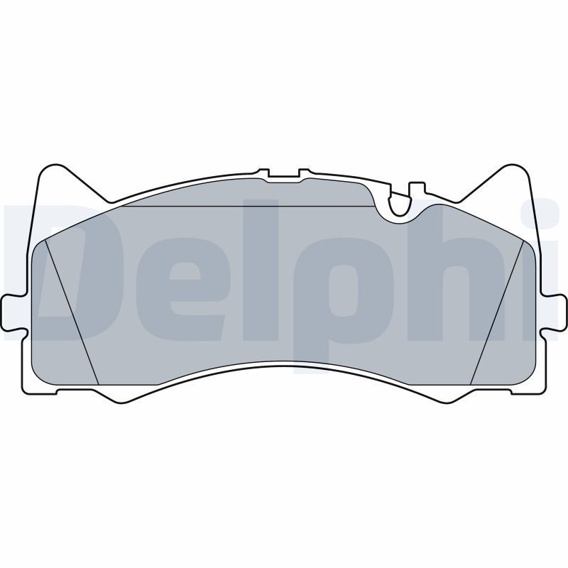 DELPHI LP3527 Brake Pad Set, disc brake