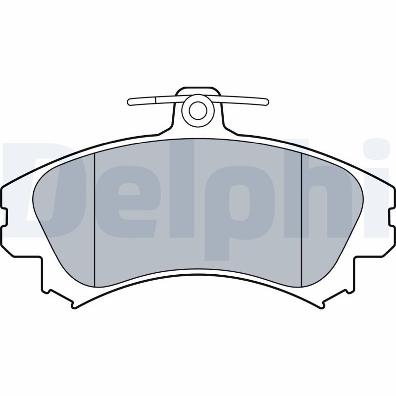 DELPHI LP3533 Brake Pad Set, disc brake