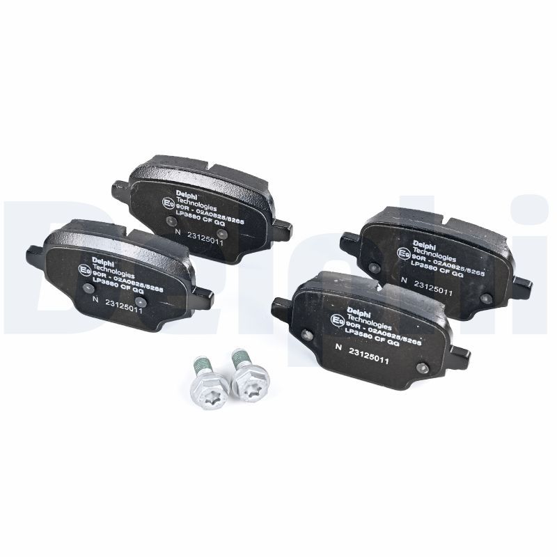 DELPHI LP3580 Brake Pad Set, disc brake