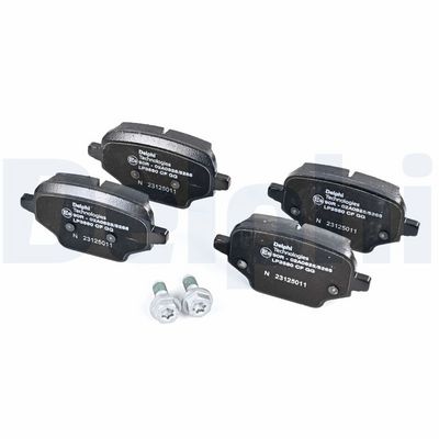 Brake Pad Set, disc brake DELPHI LP3580