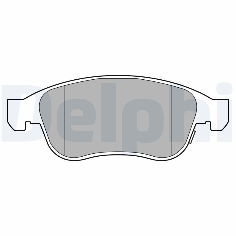 DELPHI LP3588 Brake Pad Set, disc brake