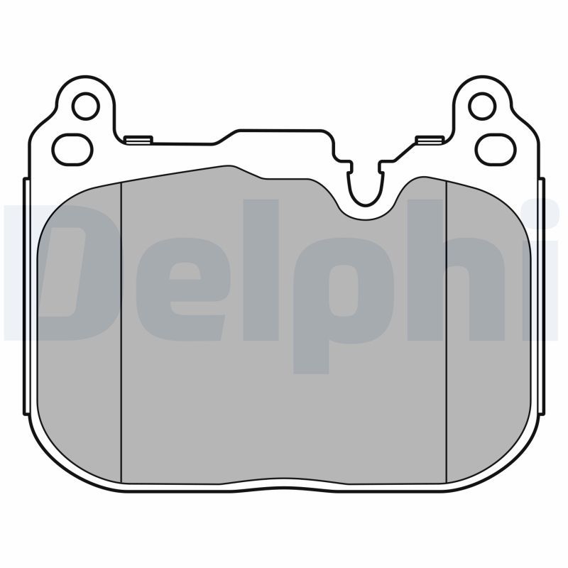 DELPHI LP3597 Brake Pad Set, disc brake
