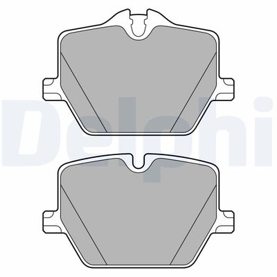 Brake Pad Set, disc brake DELPHI LP3604