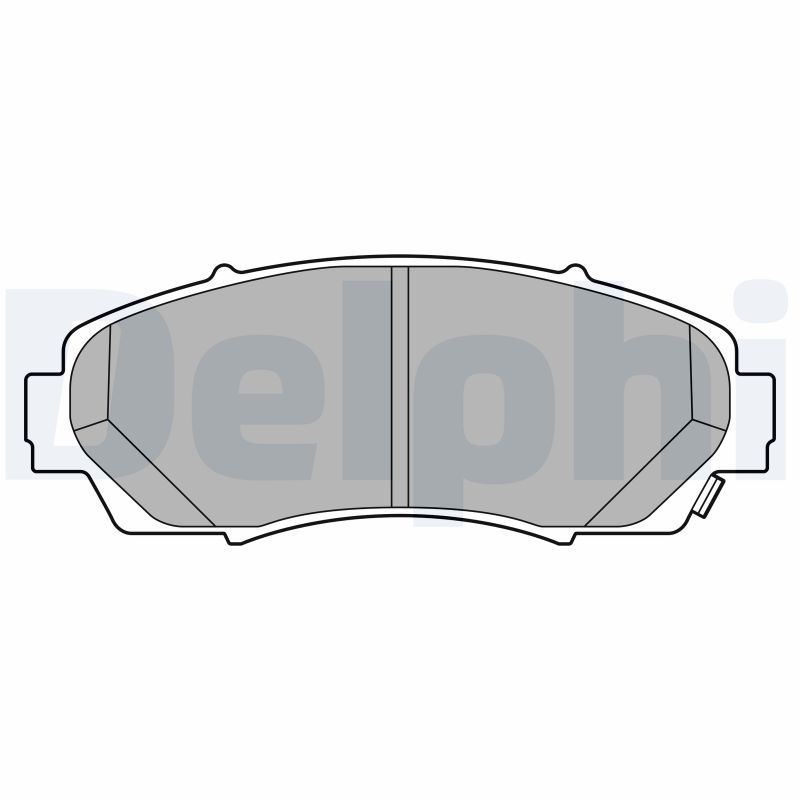 DELPHI LP3613 Brake Pad Set, disc brake