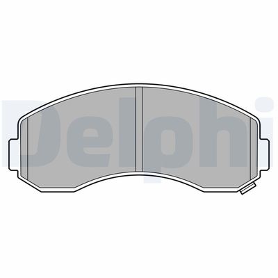 Brake Pad Set, disc brake DELPHI LP3616