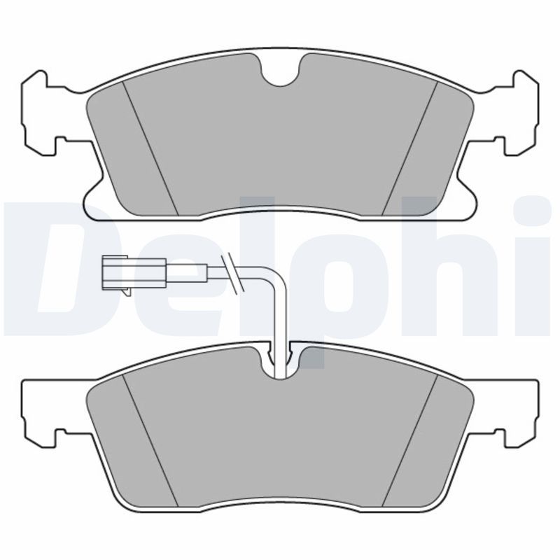 DELPHI LP3634 Brake Pad Set, disc brake