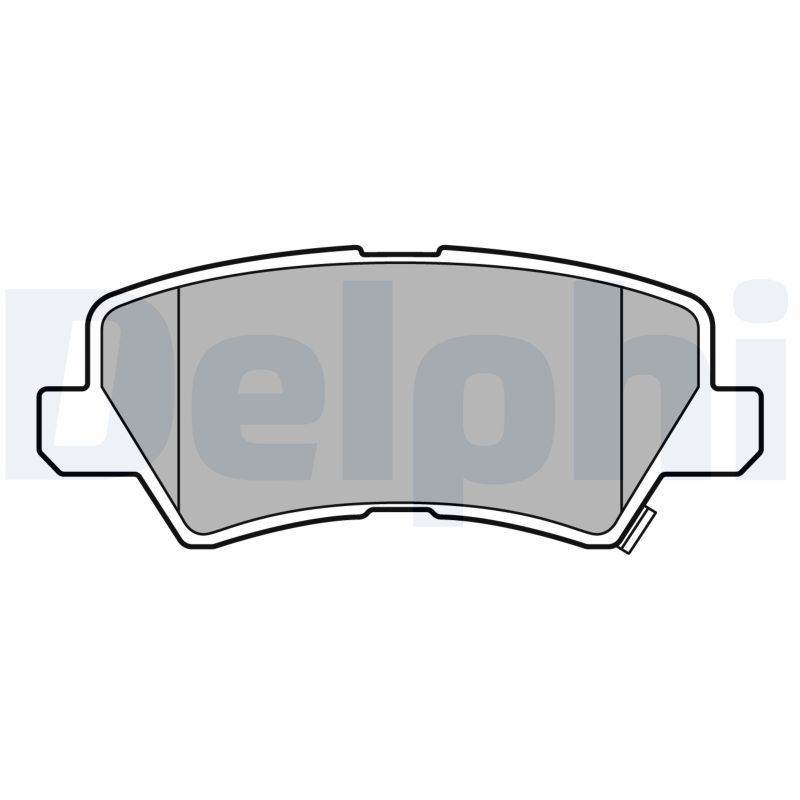 DELPHI LP3665 Brake Pad Set, disc brake