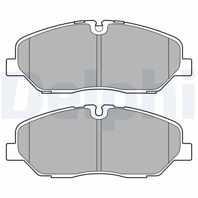 Brake Pad Set, disc brake DELPHI LP3683